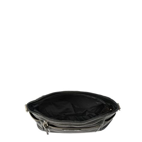 Cartera bandolera pequeña lima negro-3