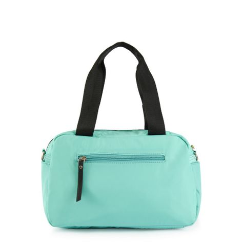 Cartera dos asas mediana luxor verde agua-2