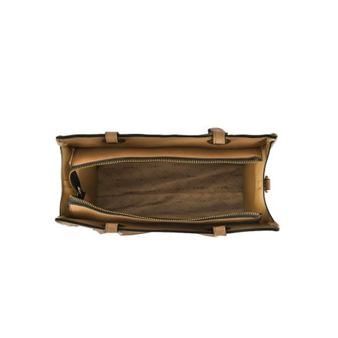 Cartera dos asas tres divisiones mediana kim taupe-3