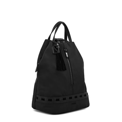 Mochila mediana kristal negro especial-1