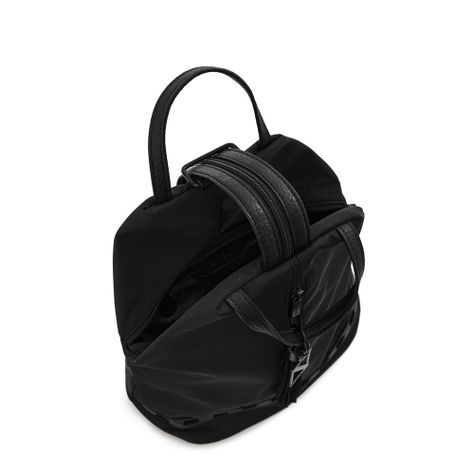 Mochila mediana kristal negro especial-3