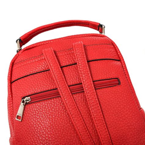 Mochila mediana raines rojo-2