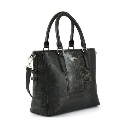 Cartera dos asas pequeña clarisa negro-1