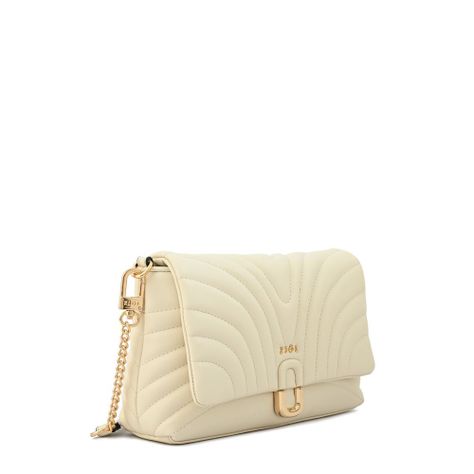 Cartera bandolera con tapa pequeña shannon blanco crudo-1