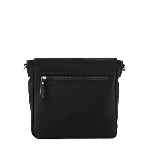 Cartera bandolera con tapa mediana elvas negro-2