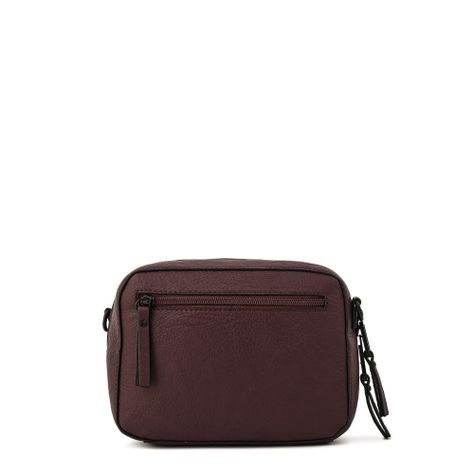Cartera bandolera pequeña nicki café oscuro-2