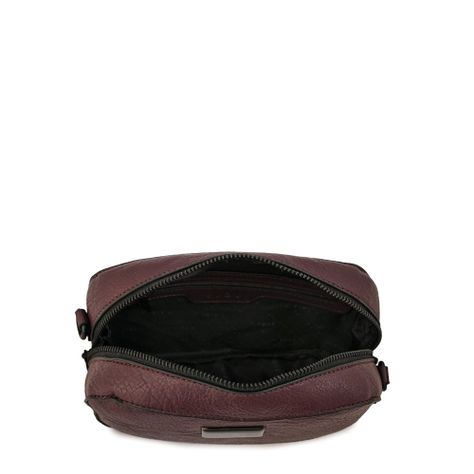 Cartera bandolera pequeña nicki café oscuro-3
