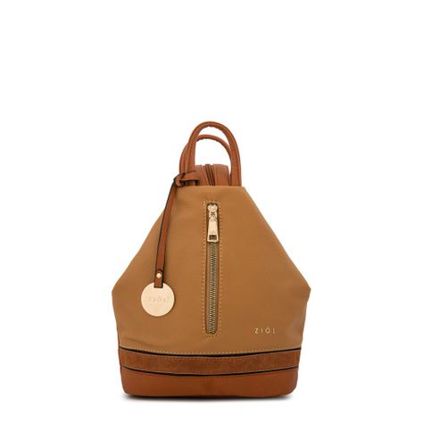 Mochila pequeña laisse camel-0