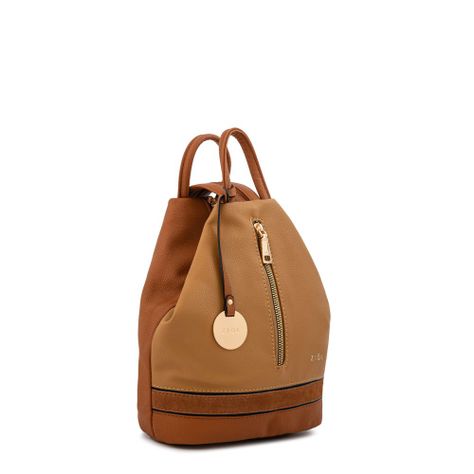 Mochila pequeña laisse camel-1