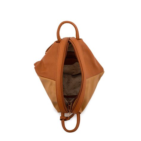 Mochila pequeña laisse camel-3