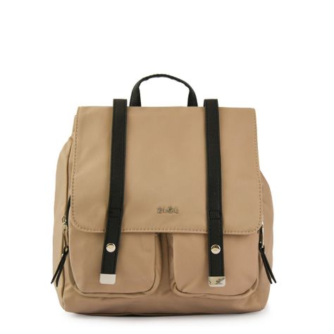 Mochila con tapa mediana erzurum taupe-0