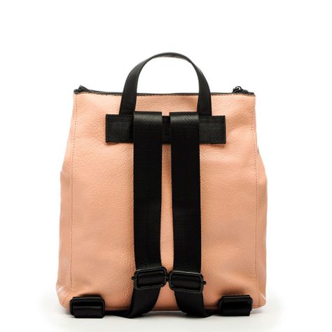Mochila con tapa pequeña elara rosado claro-2