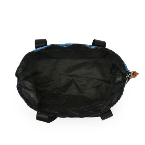 Cartera dos asas mediana robinna azul-3
