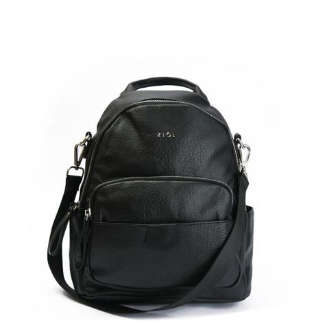 Mochila mediana lilio negro-0