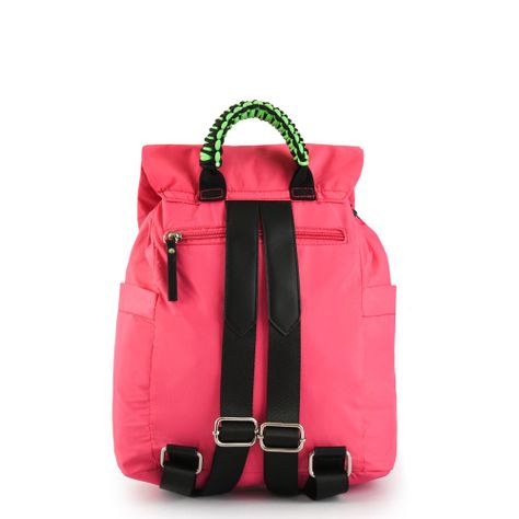 Mochila con tapa mediana olimpia fucsia-2