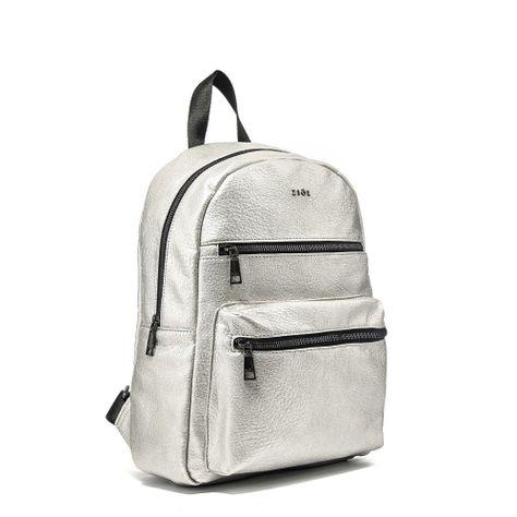 Mochila mediana cinci plateado-1