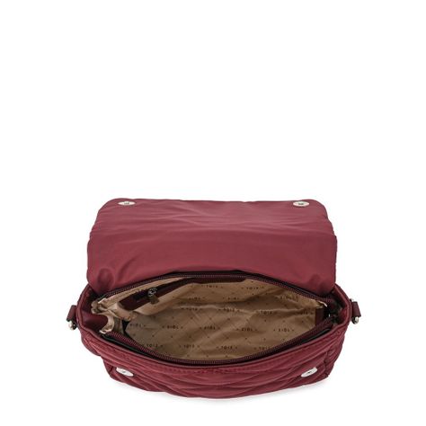 Cartera bandolera con tapa pequeña elvira burdeo-3