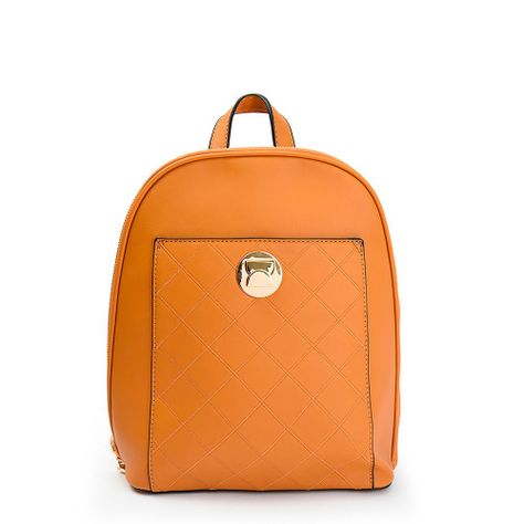 Mochila mediana minme mostaza-0