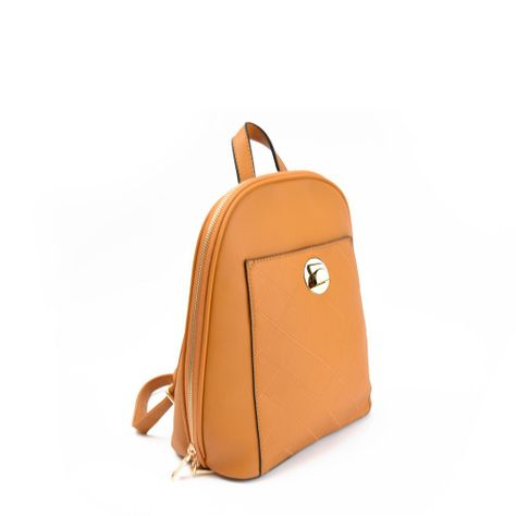 Mochila mediana minme mostaza-1