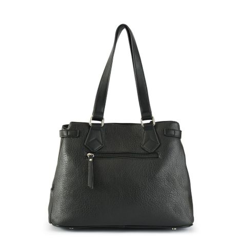 Cartera dos asas mediana siena negro-2