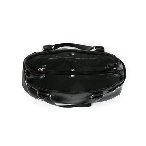 Cartera dos asas mediana siena negro-3