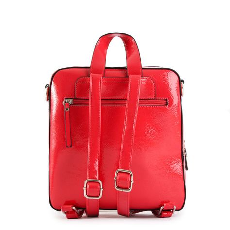 Mochila con tapa mediana manchester fucsia-2