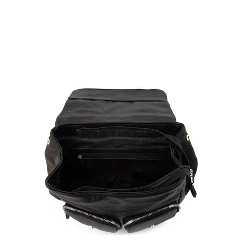 Mochila con tapa mediana erzurum negro especial-3