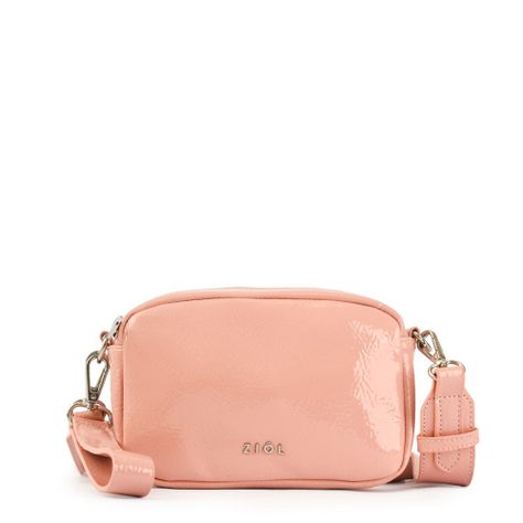Cartera bandolera pequeña hayley rosado-0