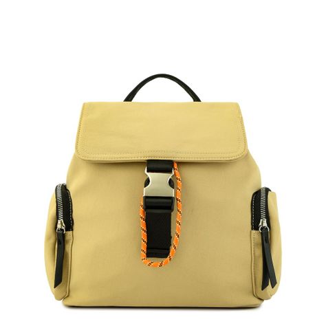 Mochila con tapa mediana burano beige-0