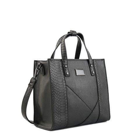 Cartera bandolera mediana maily negro-1