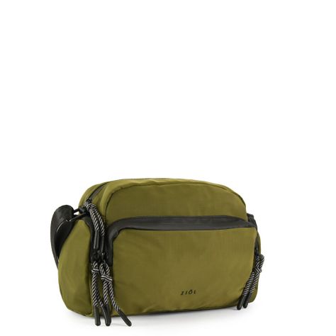 Cartera bandolera pequeña rivetta verde oliva-1