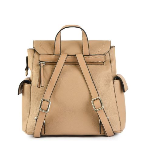 Mochila mediana iskra beige-2