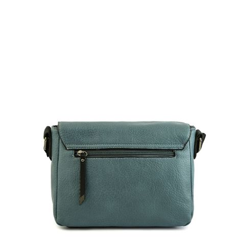 Cartera bandolera con tapa mediana aitina denim-2