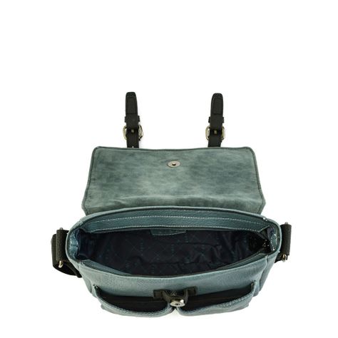 Cartera bandolera con tapa mediana aitina denim-3