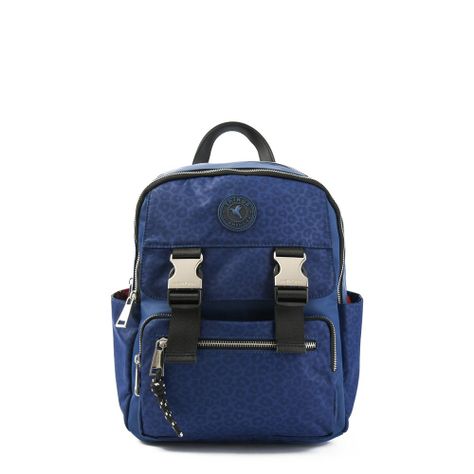 Mochila college mediana azul-0