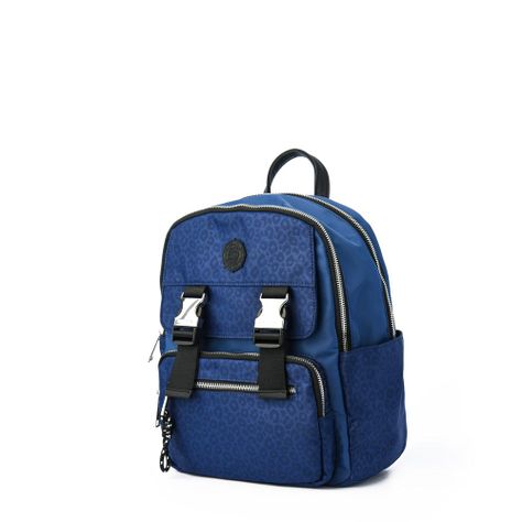 Mochila college mediana azul-1