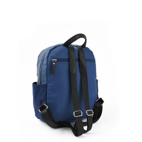 Mochila college mediana azul-2