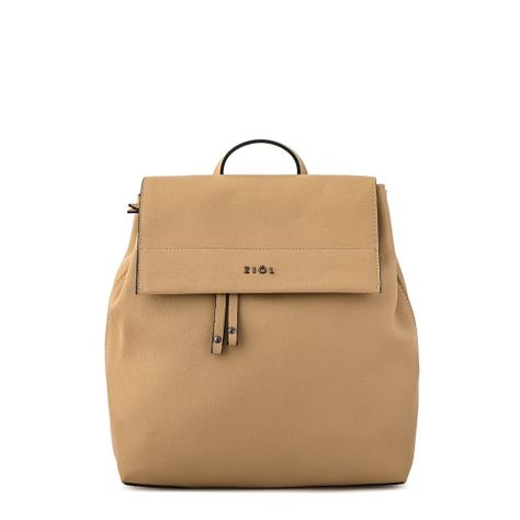 Mochila con tapa mediana tiaré beige-0