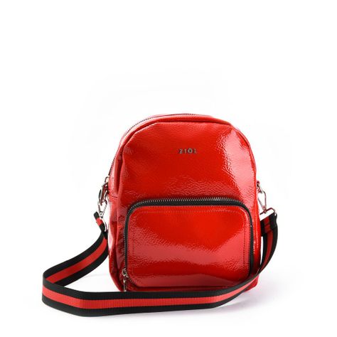 Mochila pequeña etienne rojo-0