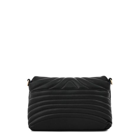 Cartera bandolera con tapa pequeña shannon negro-2