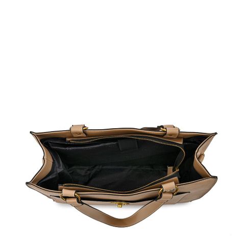 Cartera dos asas porta notebook grande nina beige-3