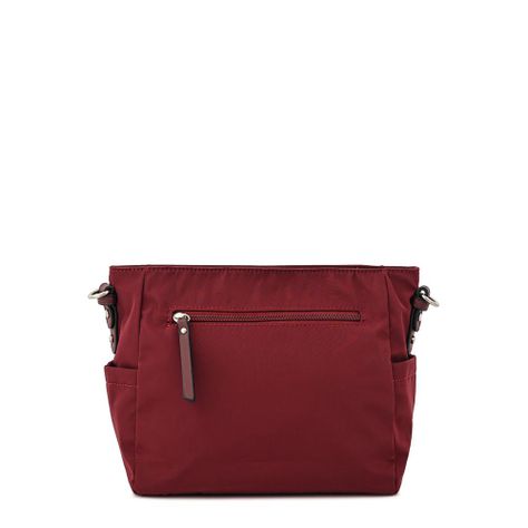 Cartera bandolera pequeña penny burdeo-2