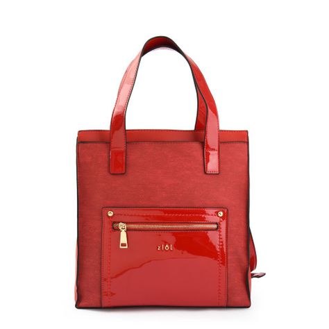 Cali Cartera Dos Asas Tres Divisiones Grande Rojo-0