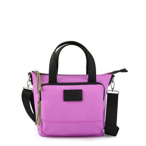 Cartera dos asas pequeña amaltea morado-0