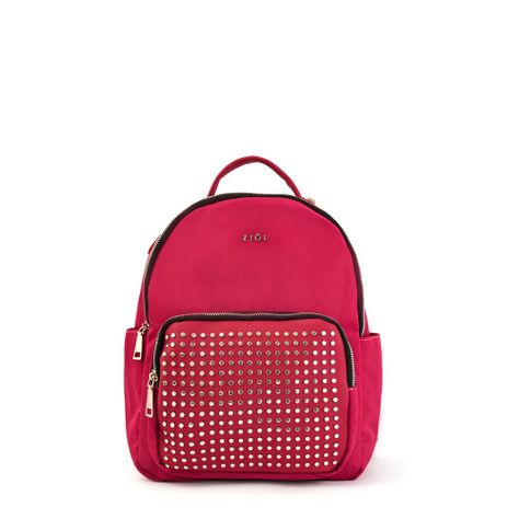 Mochila mediana crisalis fucsia-0