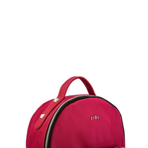 Mochila mediana crisalis fucsia-2