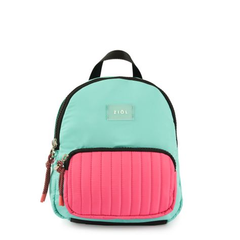 Mochila pequeña pradis turquesa-0