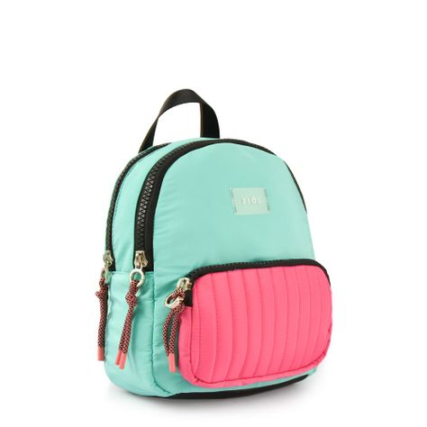 Mochila pequeña pradis turquesa-1