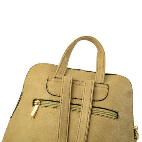 Mochila mediana croix beige-2