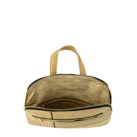 Mochila mediana croix beige-3